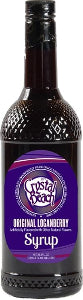Crystal Beach Original Loganberry Syrup, 1 Liter, 33.8 Oz