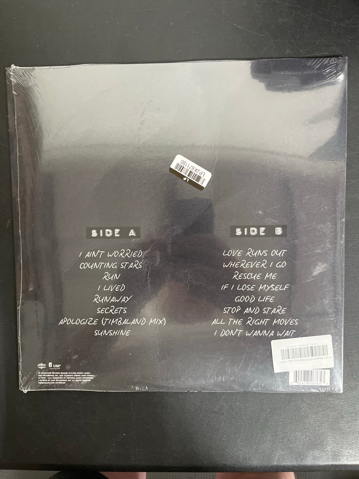 BACK - OneRepublic - The Collection LE Fruit Punch Color Vinyl SEALED NOT TESTED
