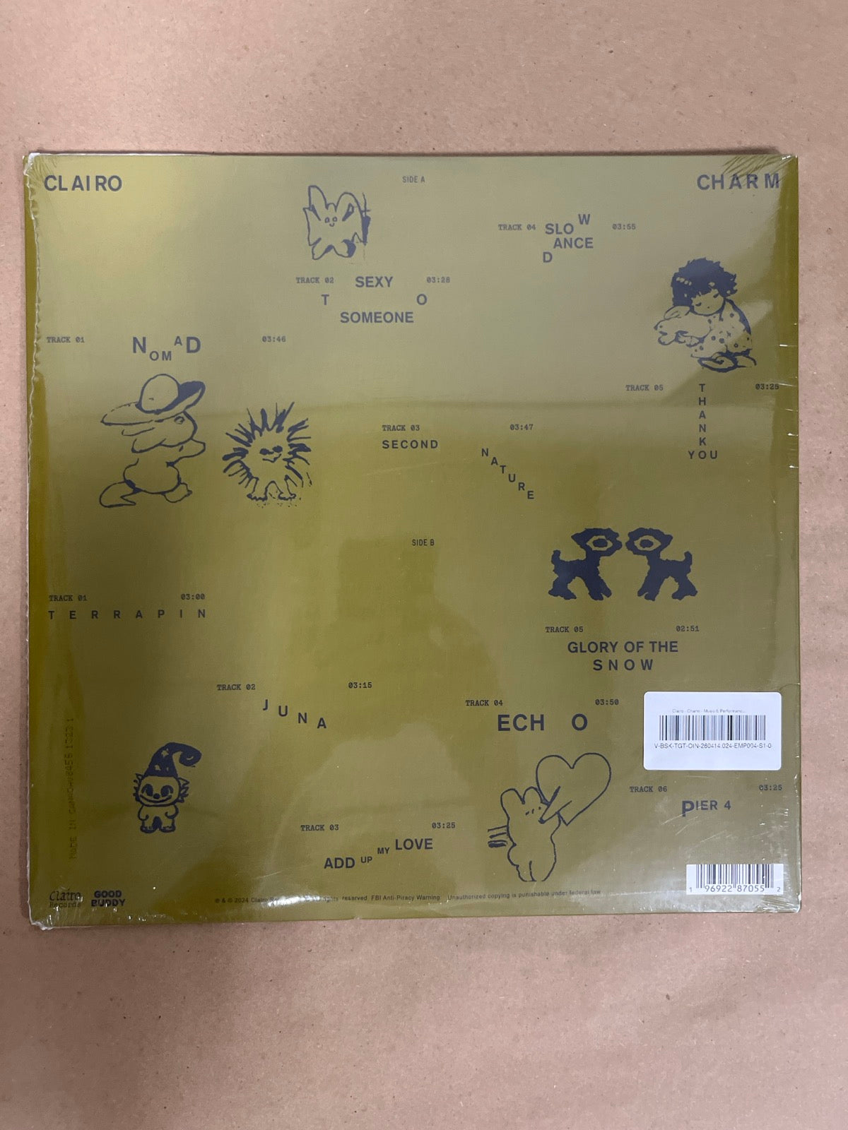 BACK - Clairo - Charm Vinyl SEALED NOT TESTED