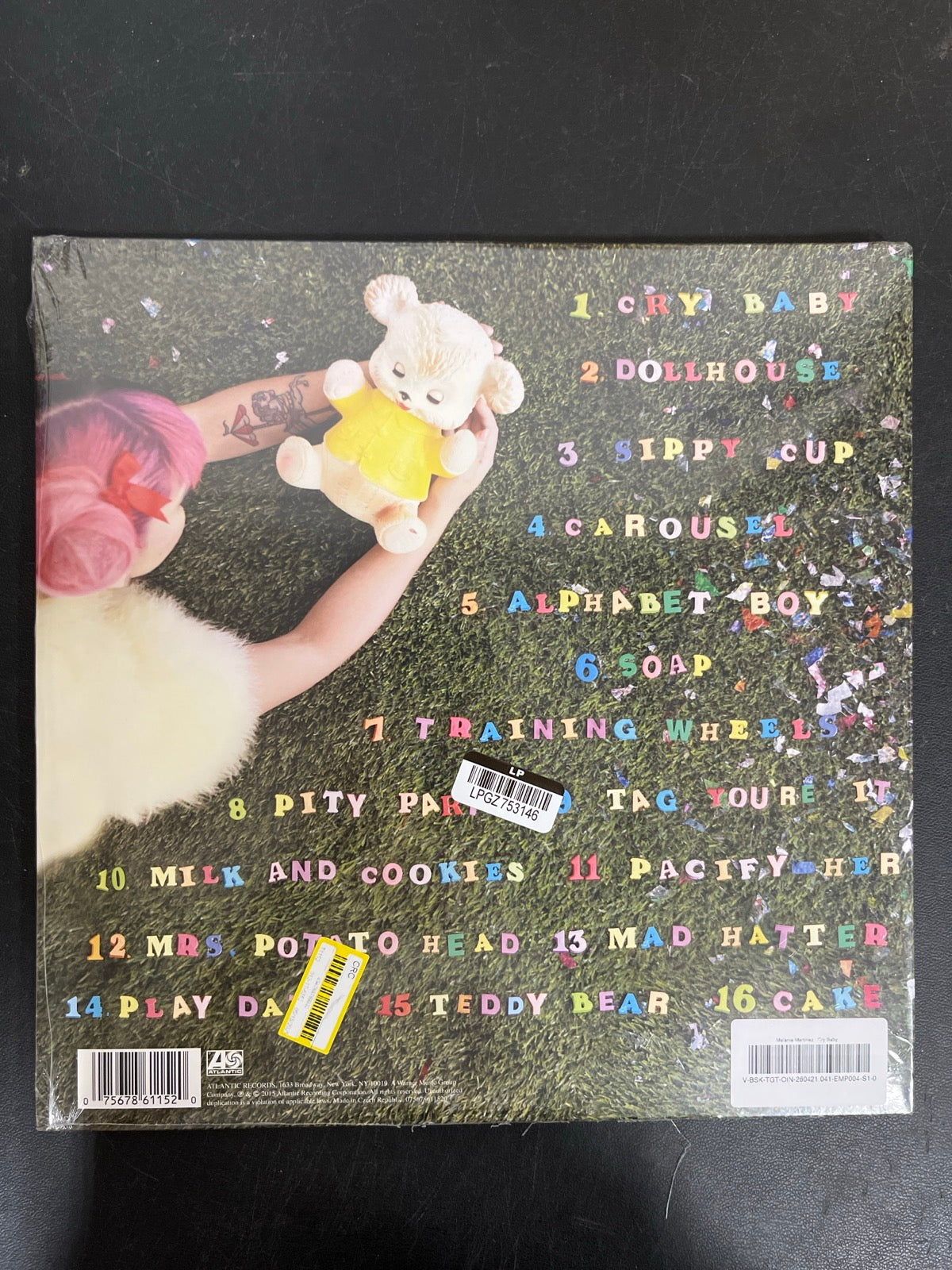 BACK - Melanie Martinez - Cry Baby Deluxe Ed. Pink Splatter Vinyl SEALED NOT TESTED