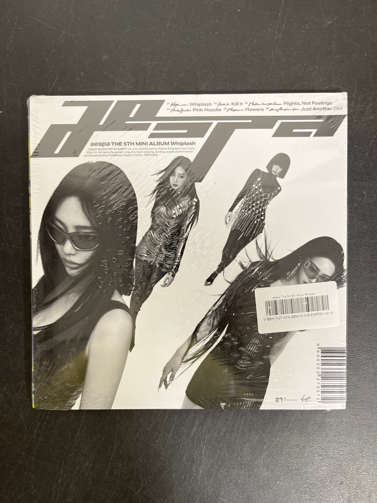 BACK - aespa - Whiplash Special Ed. SEALED NOT TESTED