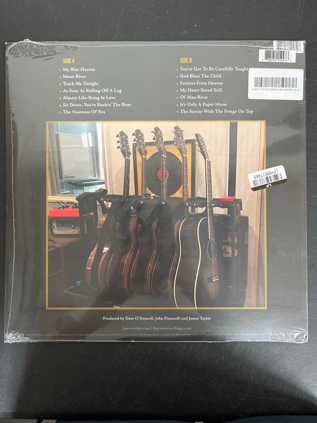 BACK - James Taylor - American Standard LE Vinyl SEALED NOT TESTED