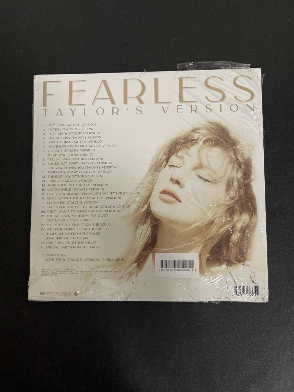 BACK - Taylor Swift - Fearless (Taylor's Version) Red Numbered Vinyl SEALED NOT TESTED