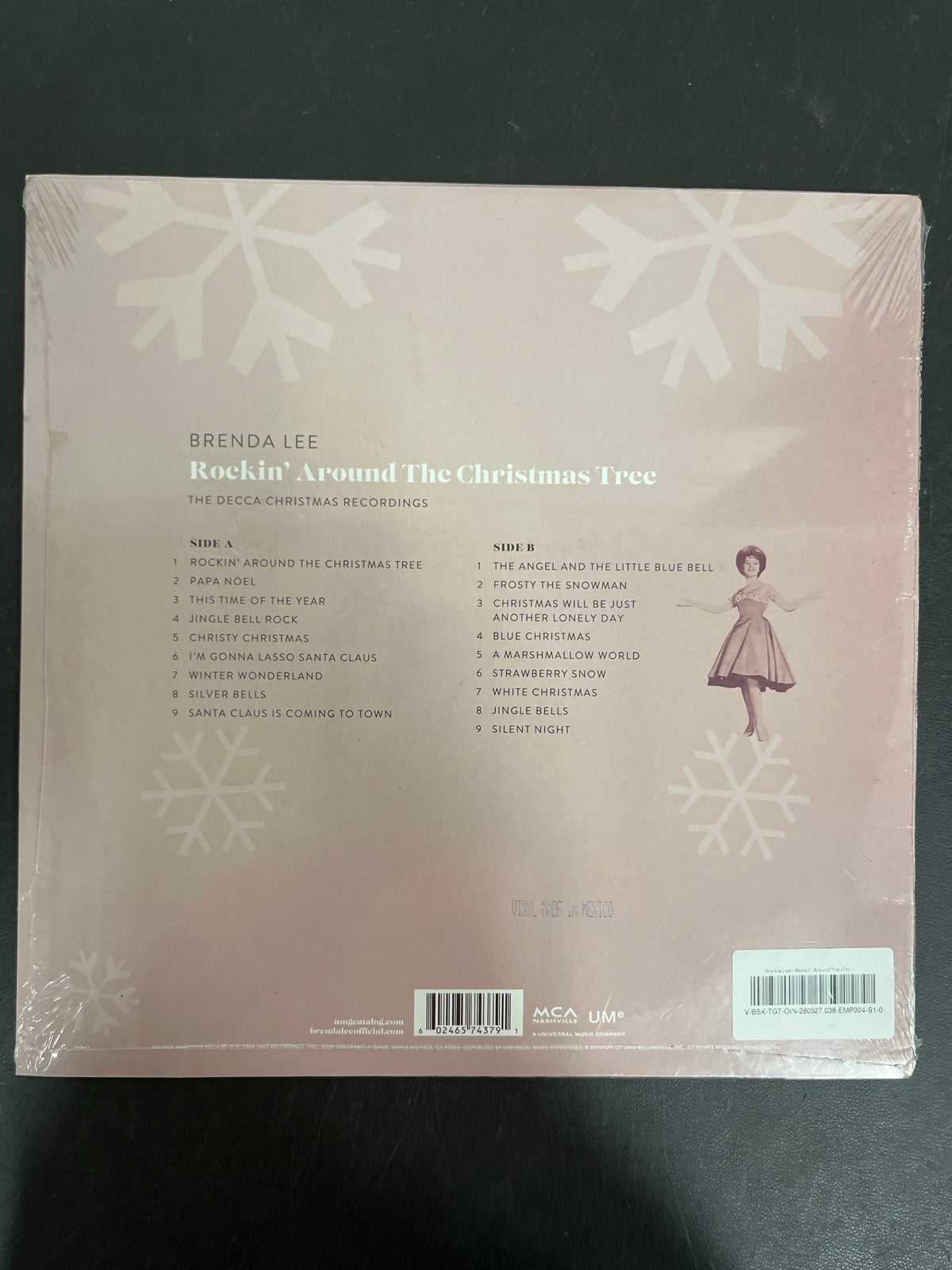 BACK - Brenda Lee - Rockin' Around ... LE Powder Pink Vinyl SEALED NOT TESTED