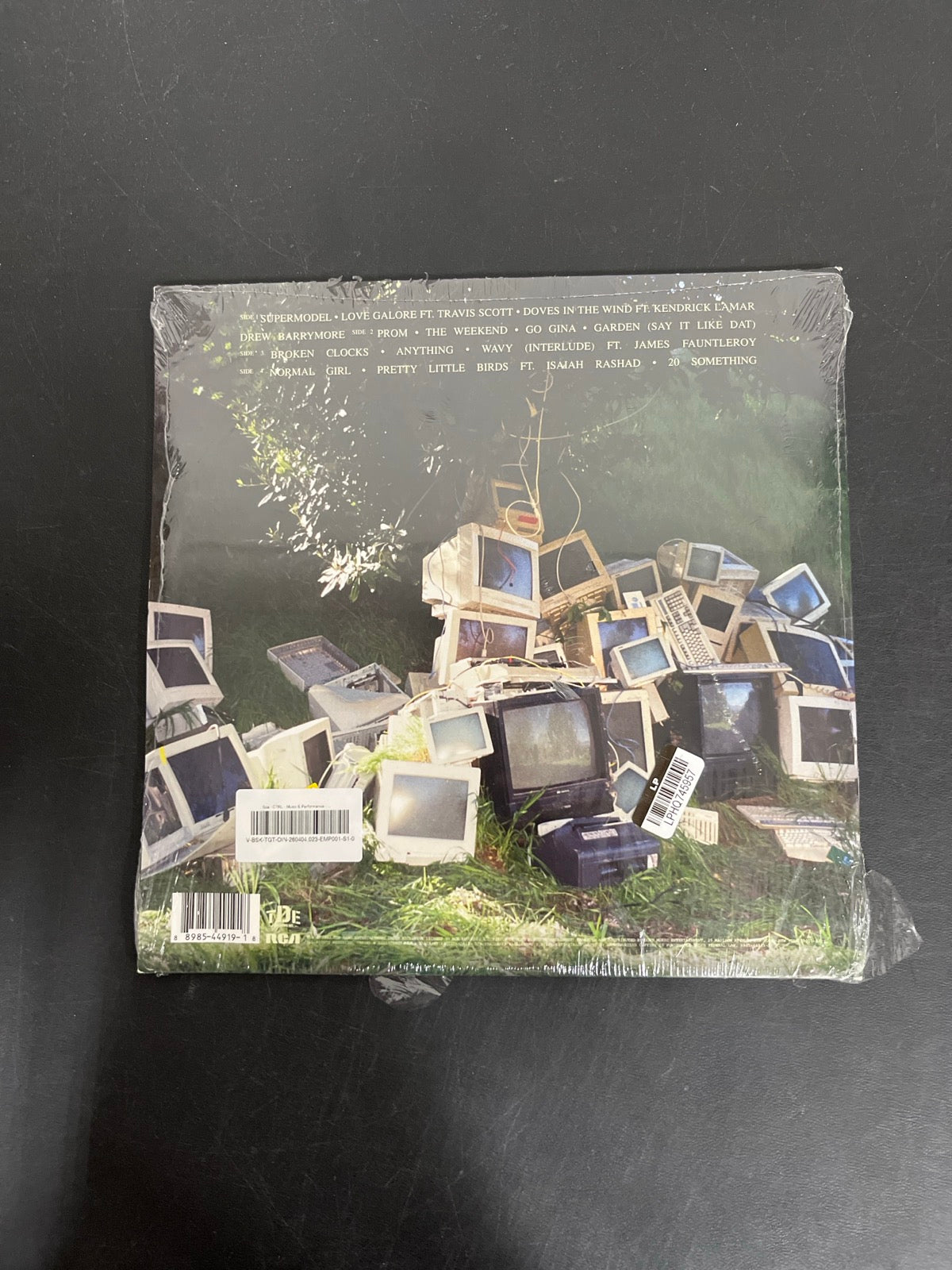 BACK - SZA - Ctrl LE Clear Vinyl SEALED NOT TESTED