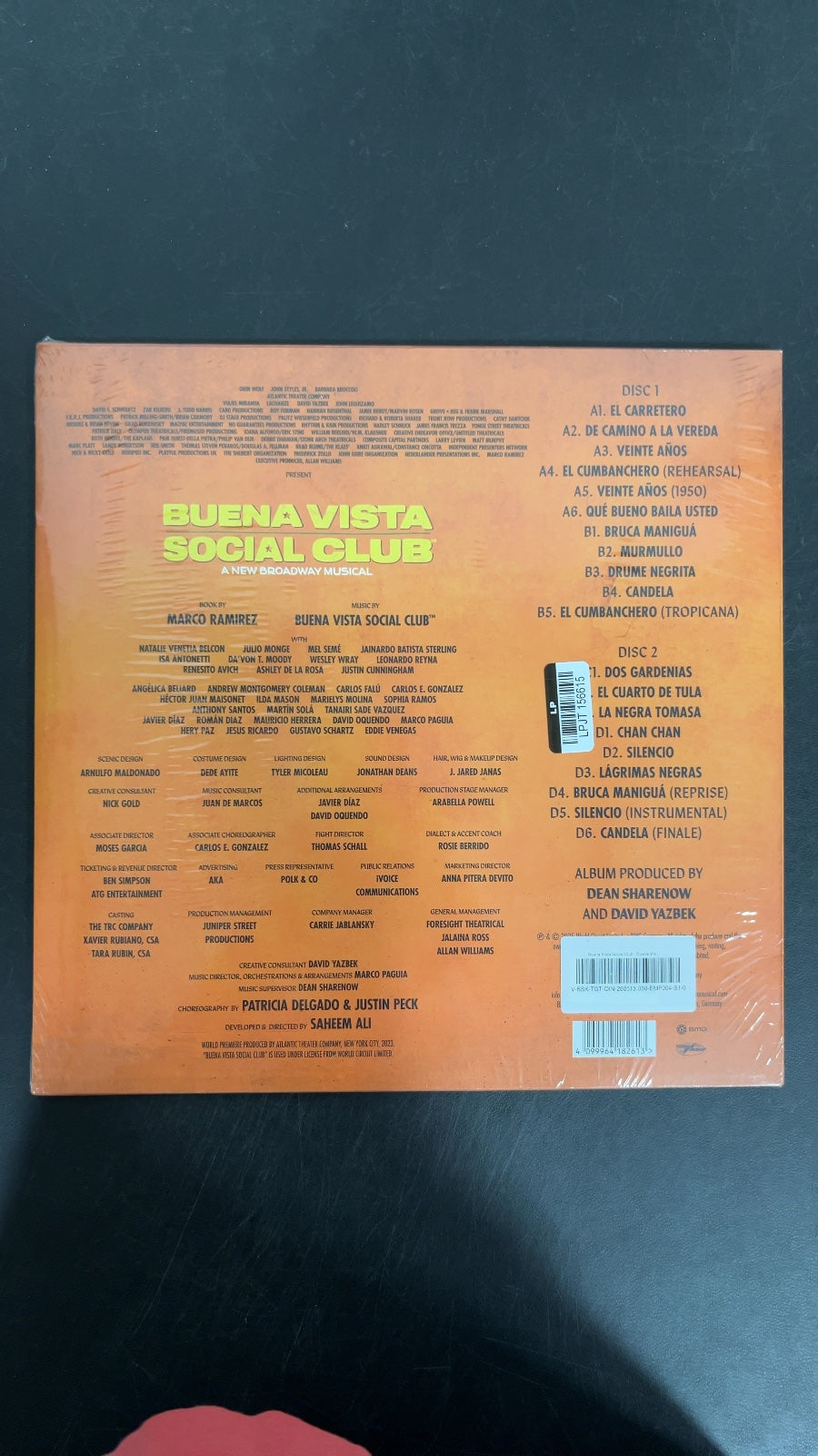BACK - Original Broadway Cast of Buena Vista Social Club SEALED NOT TESTED