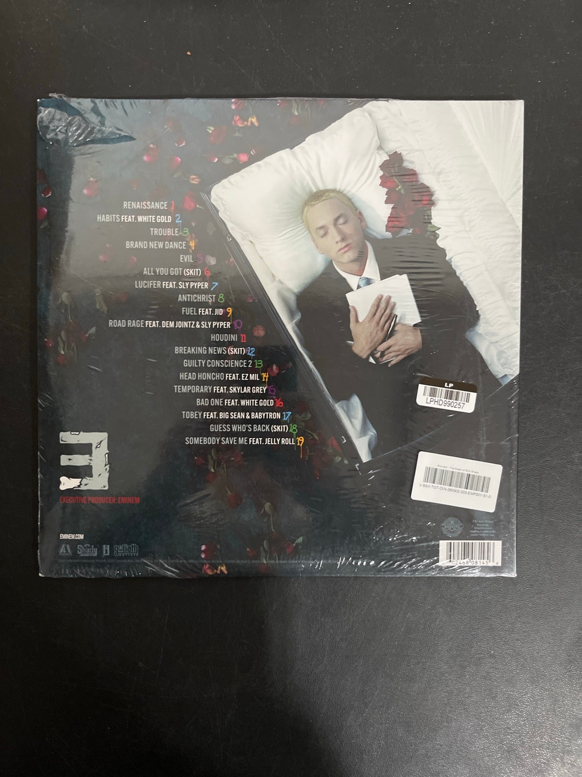 BACK - Eminem - The Death of Slim Shady ... LE Blue / Red Vinyls SEALED NOT TESTED