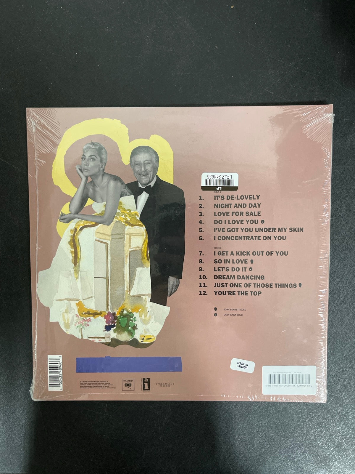 BACK - Tony Bennett & Lady Gaga - Love For Sale LE 180gm Vinyl SEALED NOT TESTED