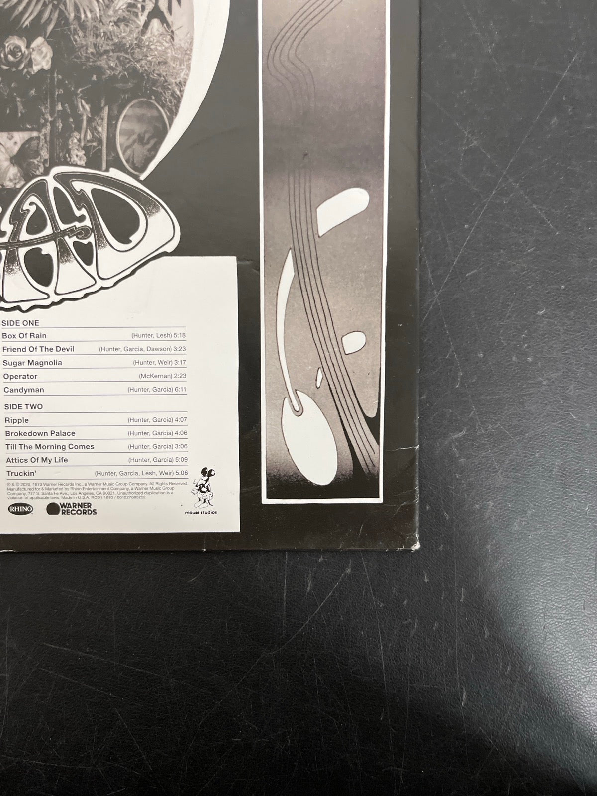 BACK_BR - Grateful Dead - American Beauty LE Limeade Remastered Vinyl USED NOT TESTED
