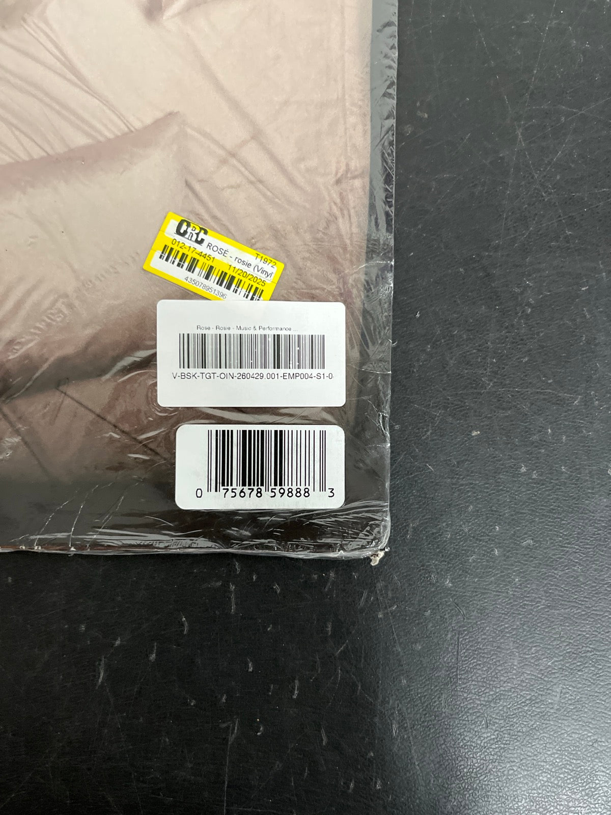 BACK_BR - Rosé - Rosie LE Red Vinyl USED NOT TESTED