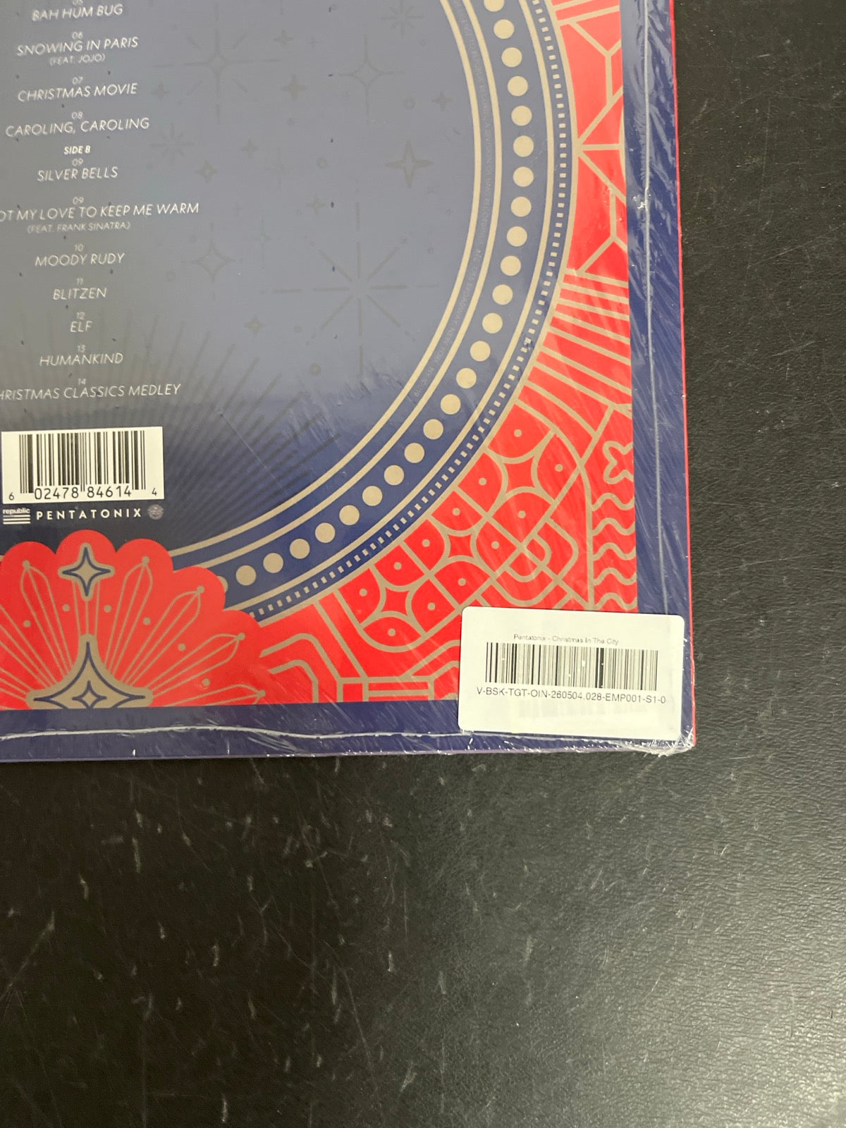 BACK_BR - Pentatonix - Christmas In The City LE Blue Vinyl DAMAGED NOT TESTED