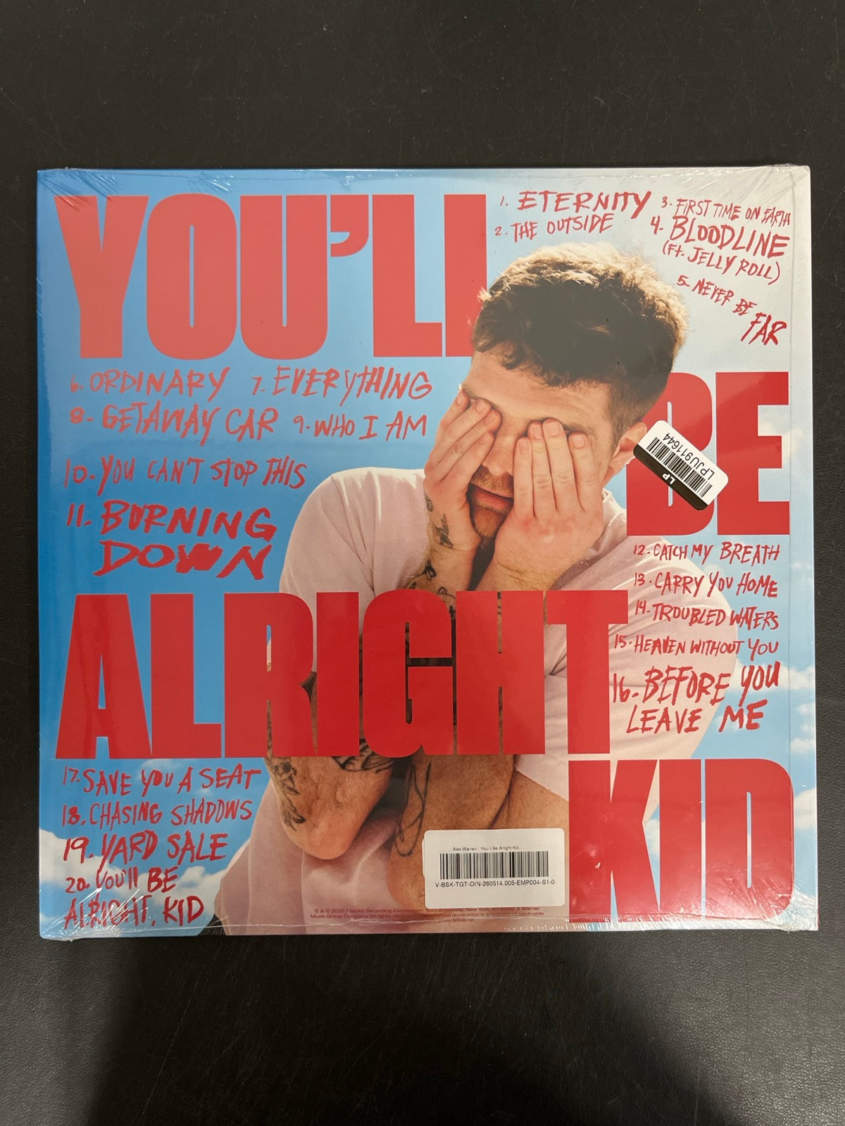 BACK - Alex Warren - You'll Be Alright Kid LE White Vinyl SEALED NOT TESTED