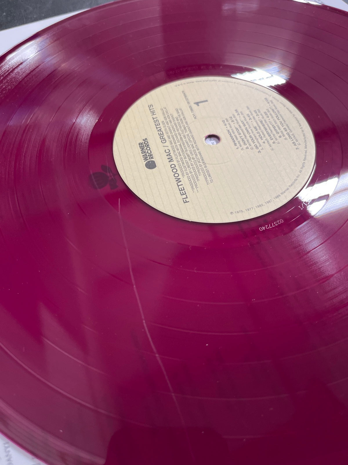MISC_1 - Fleetwood Mac - Greatest Hits Translucent Purple Vinyl USED NOT TESTED