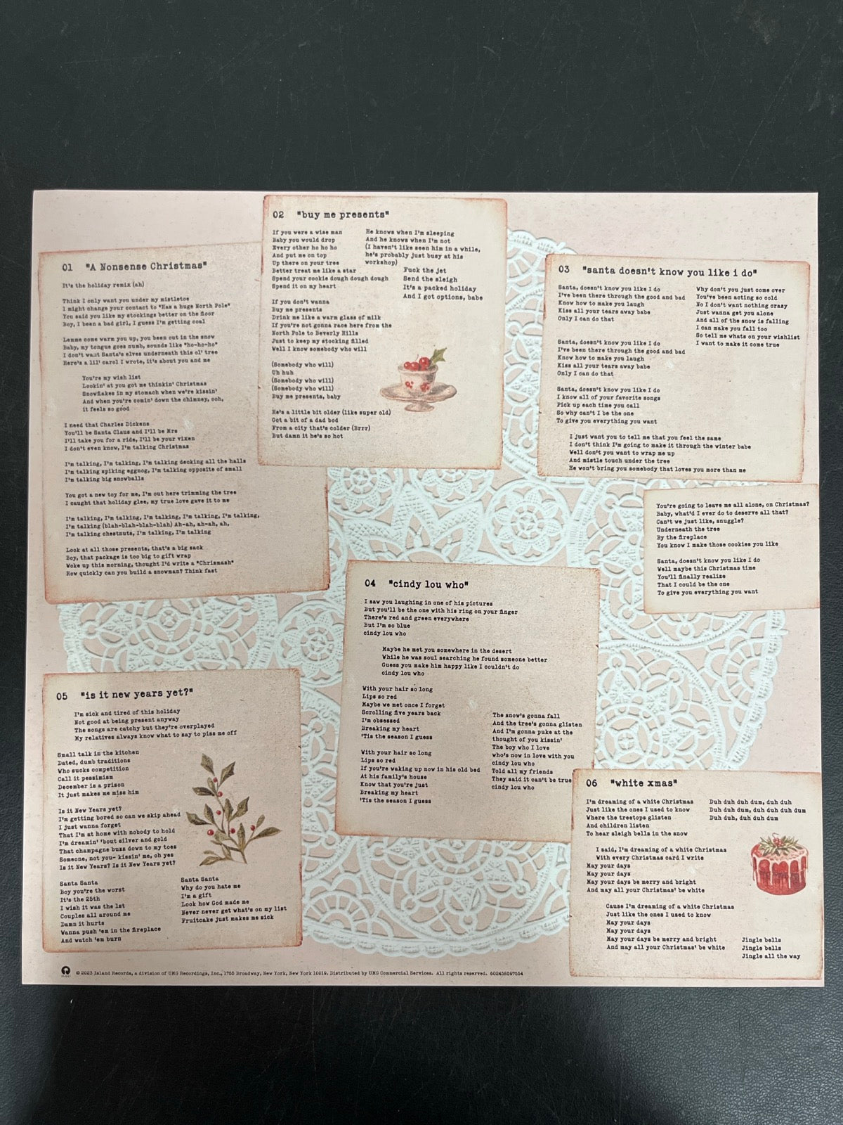 MISC_2 - Sabrina Carpenter - Fruitcake Reissue Green Vinyl USED NOT TESTED