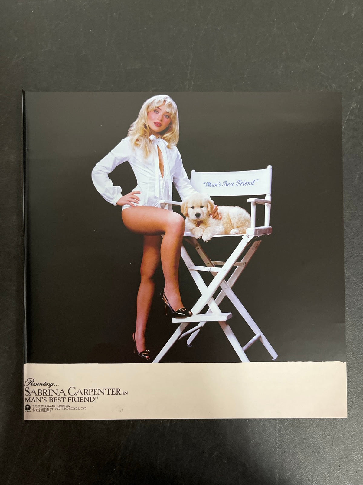 MISC_5 - Sabrina Carpenter - Man's Best Friend LE White Vinyl USED NOT TESTED