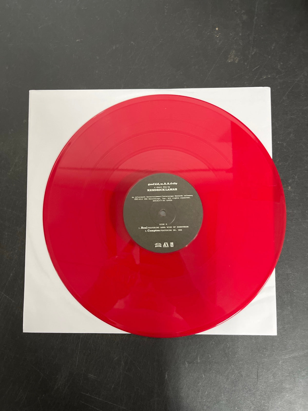 VINYL_2D - Kendrick Lamar - good kid, m.A.A.d city LE Red Vinyl USED NOT TESTED