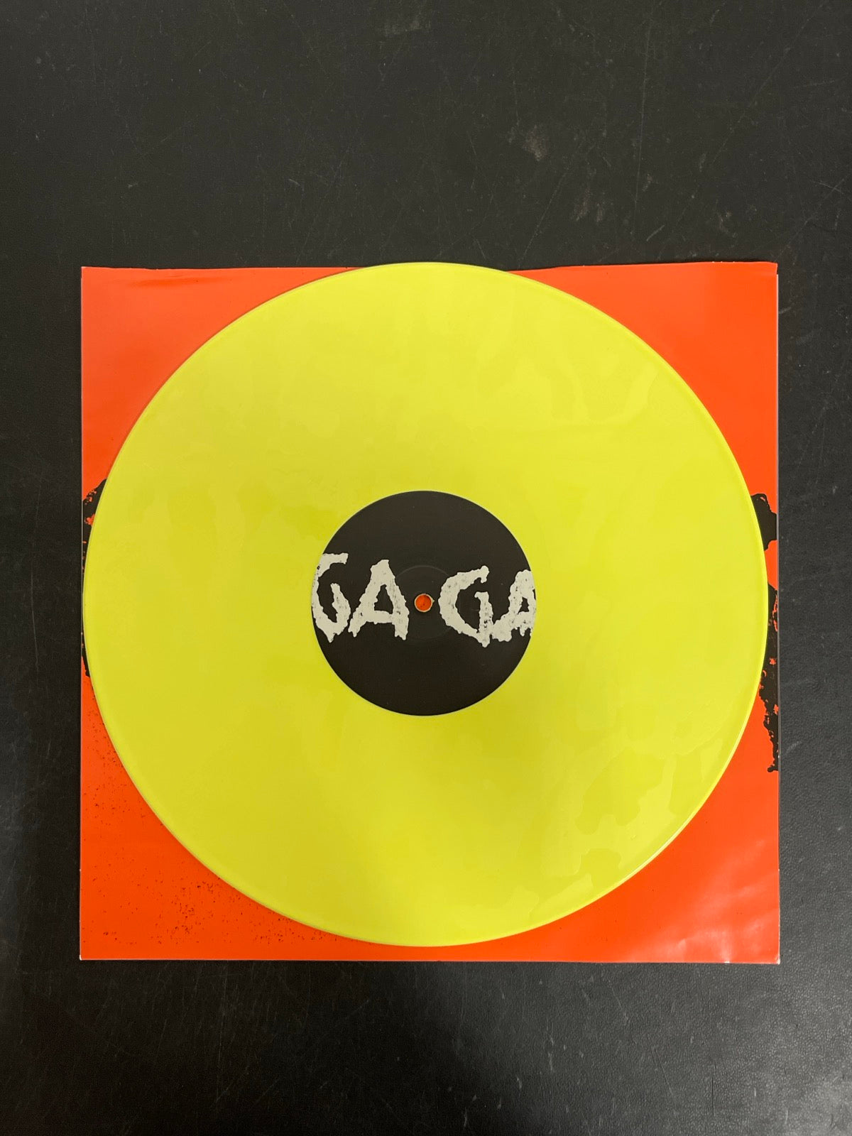 VINYL_2D - Lady Gaga - MAYHEM LE Yellow Etched Vinyl USED NOT TESTED