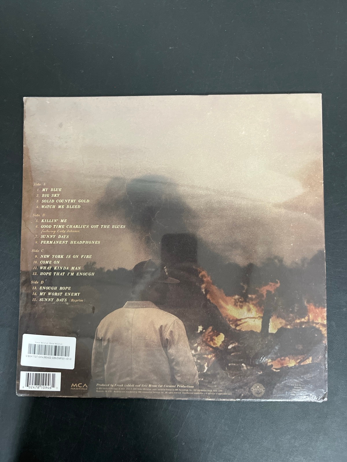 BACK - Parker McCollum - Parker M... LE Caramel Cream Vinyl Vinyl USED NOT TESTED