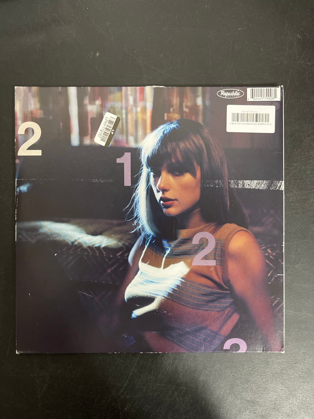 BACK - Taylor Swift - Midnights Reissue Lavender Vinyl USED NOT TESTED