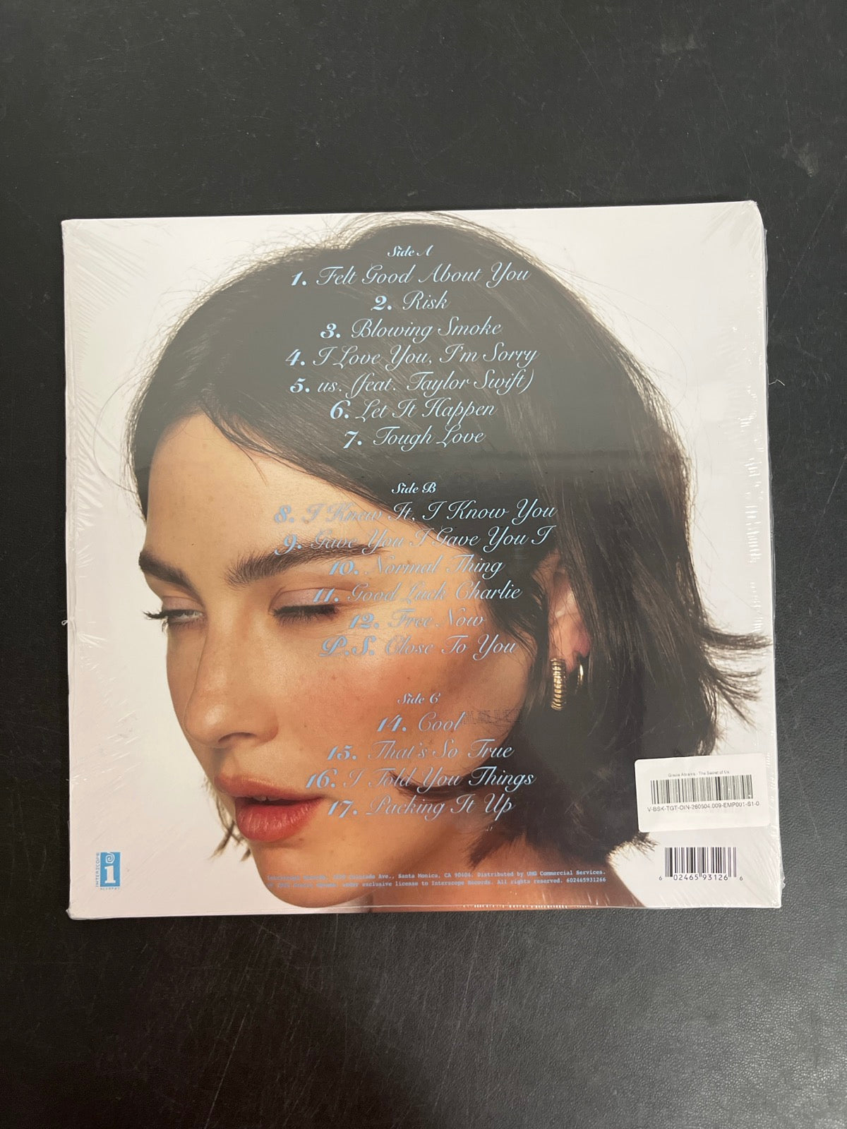 BACK - Gracie Abrams - The Secret of Us Deluxe Ed. Vinyl SEALED NOT TESTED