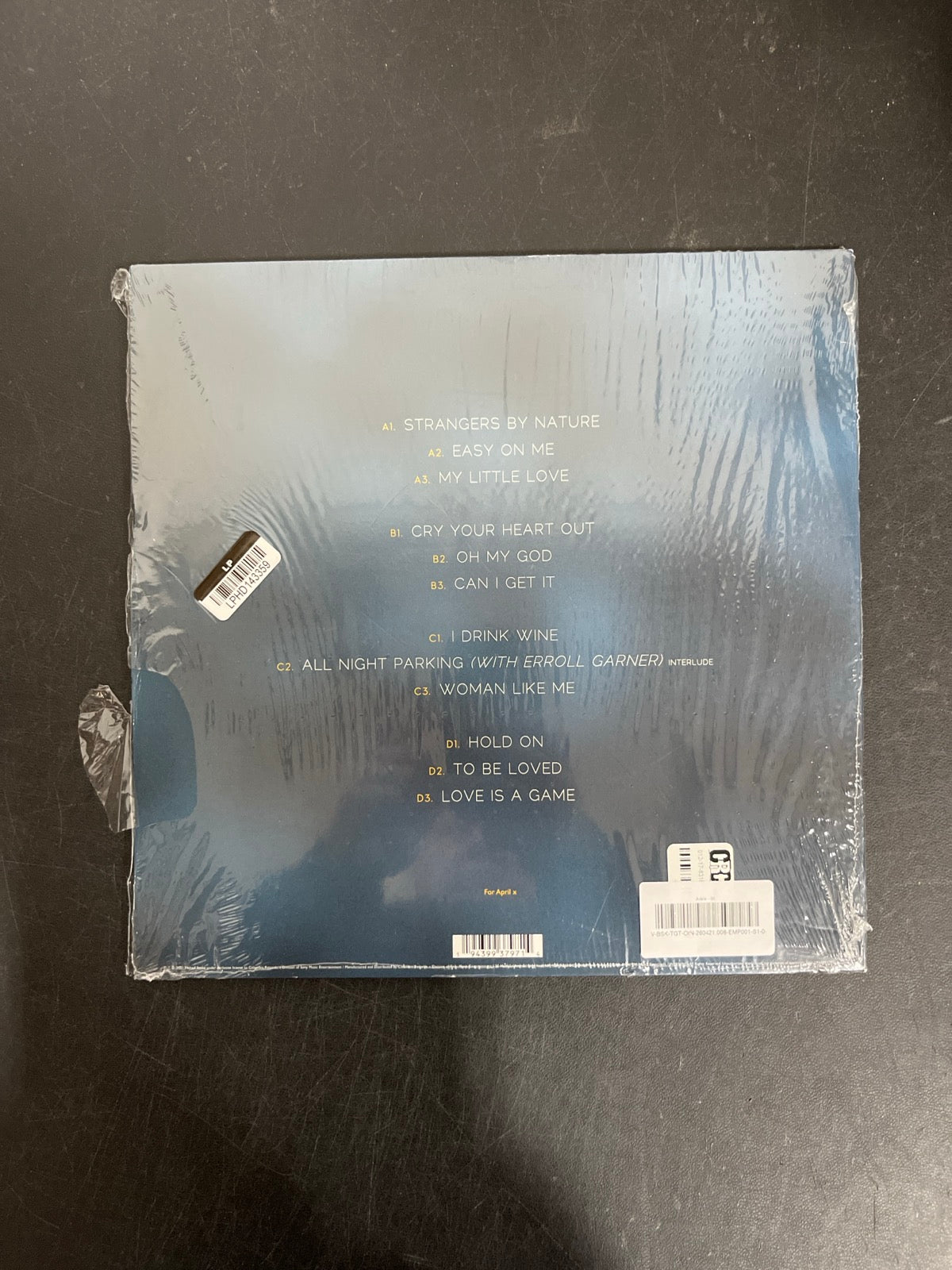 BACK - Adele - 30 Target Exclusive 180gm Vinyl USED NOT TESTED