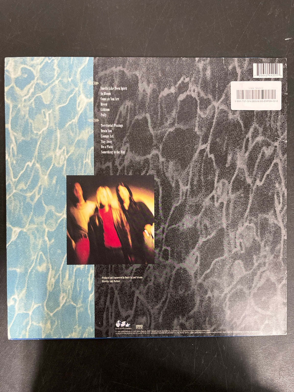BACK - Nirvana - Nevermind LE 180gm Metallic Silver Vinyl USED NOT TESTED