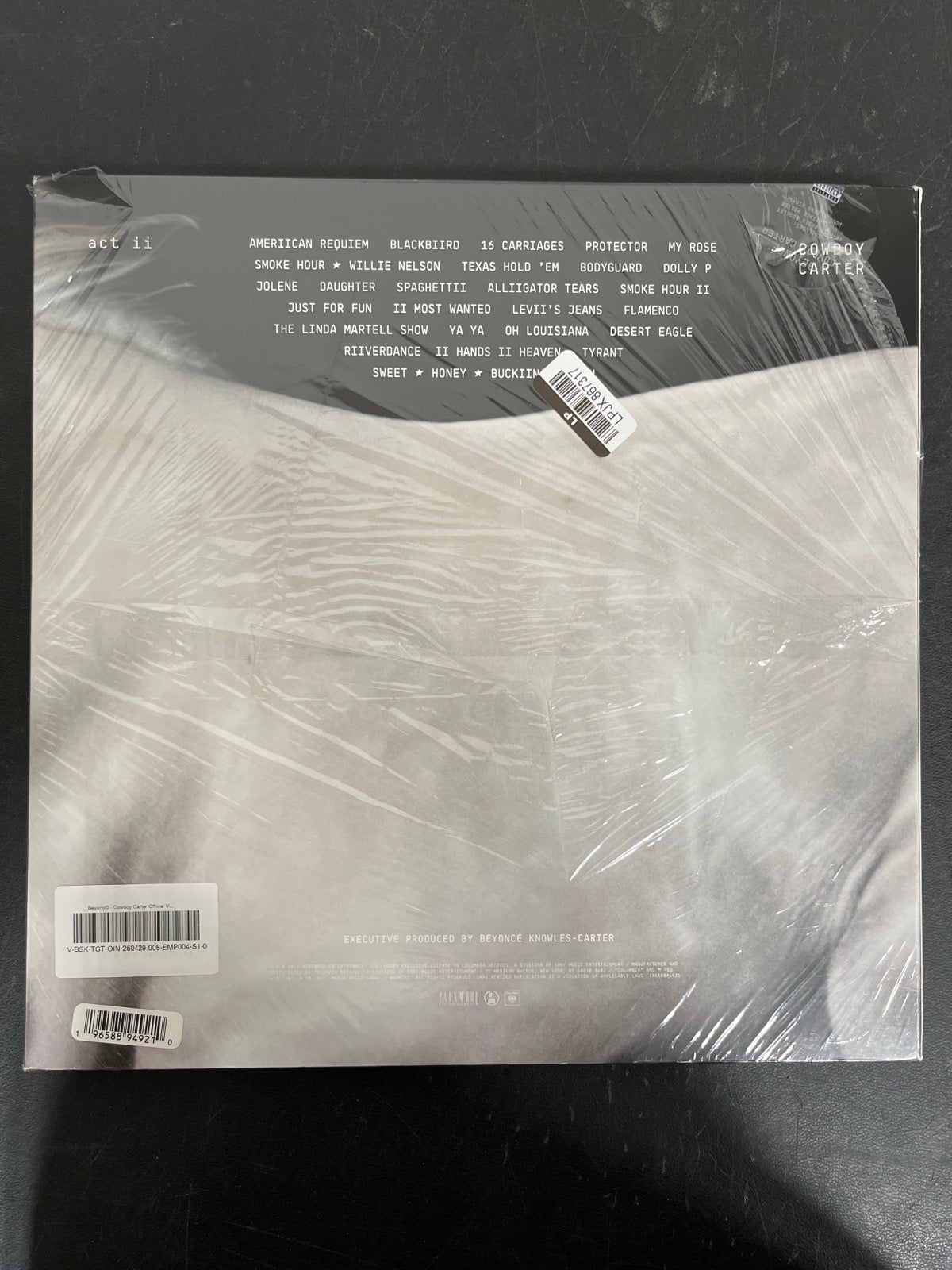 BACK - Beyoncé - Cowboy Carter LE Vinyl USED NOT TESTED