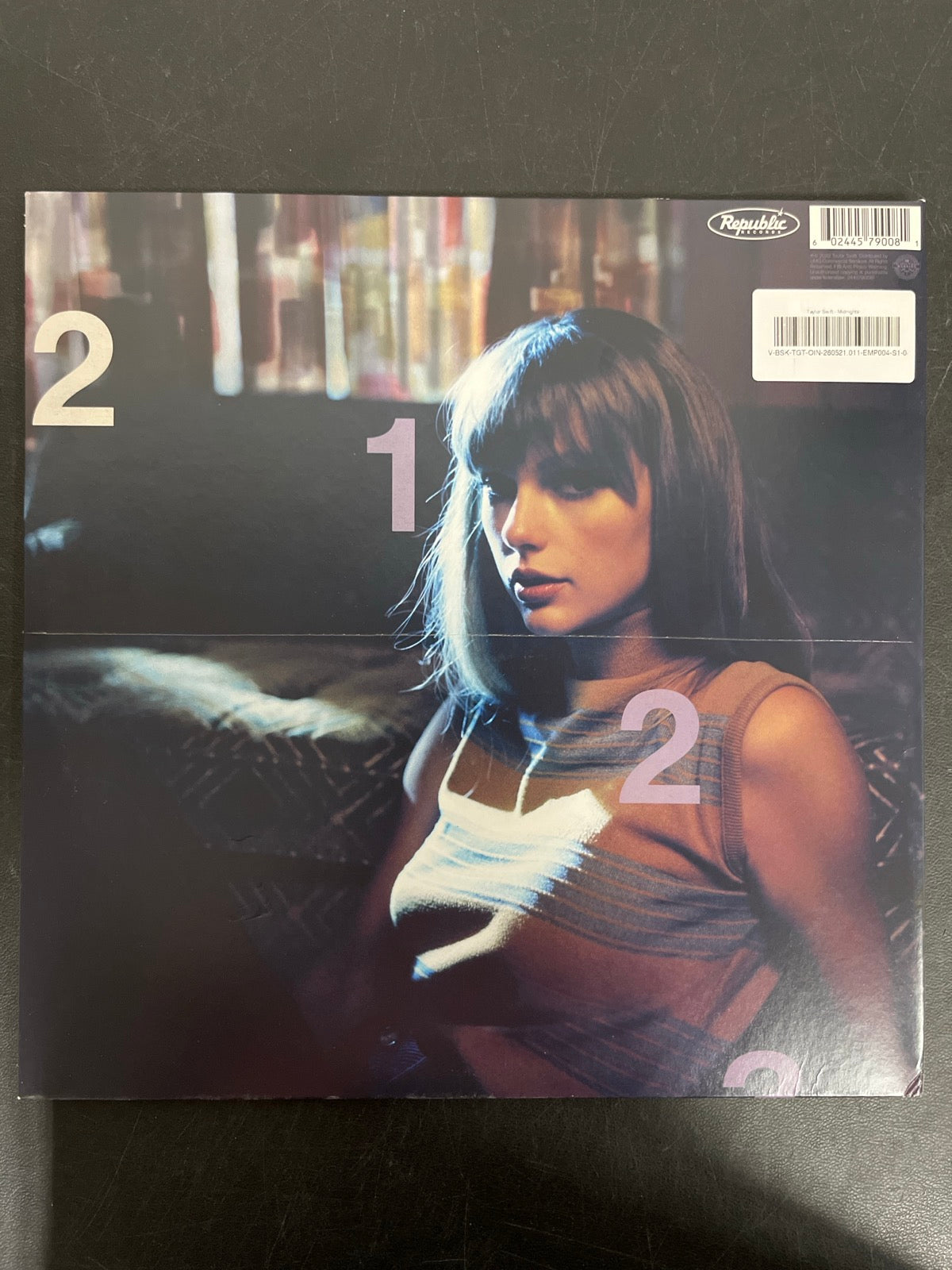 BACK - Taylor Swift - Midnights Reissue Lavender Vinyl USED NOT TESTED