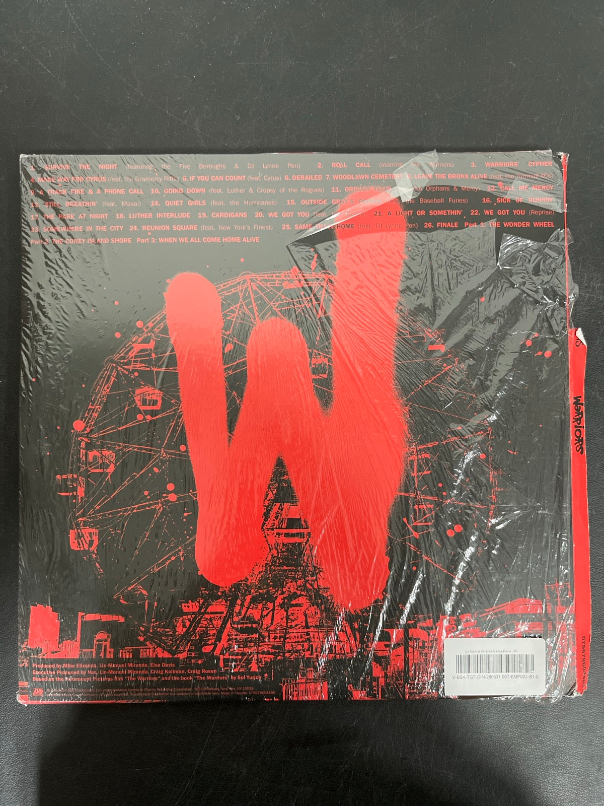 BACK - Lin-Manuel Miranda + Eisa Davis - Warriors LE Vinyl USED NOT TESTED
