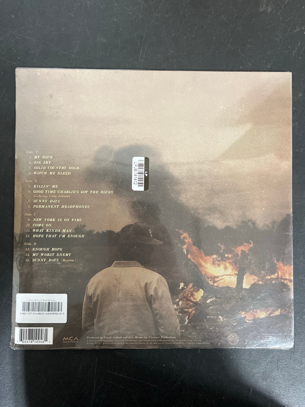 BACK - Parker McCollum - Parker M... LE Caramel Cream Vinyl Vinyl USED NOT TESTED