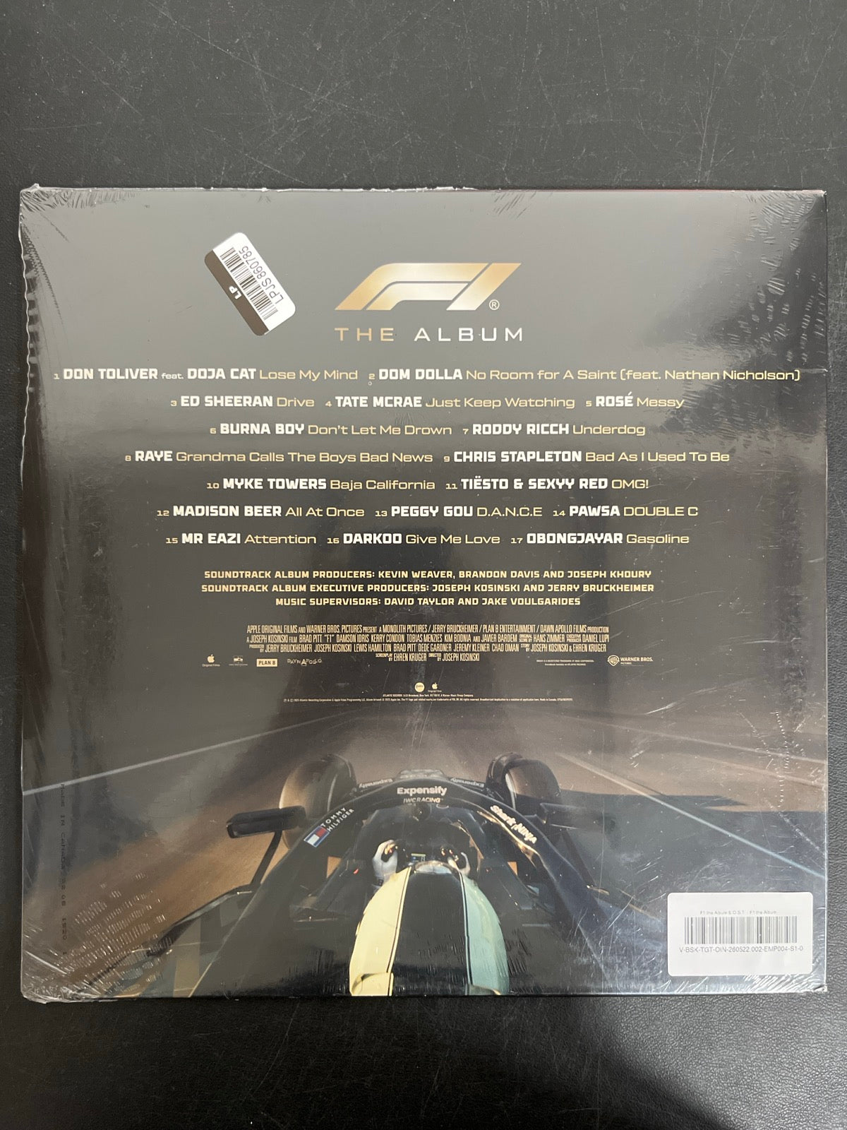BACK - F1 The Album LE Gold Vinyl SEALED NOT TESTED