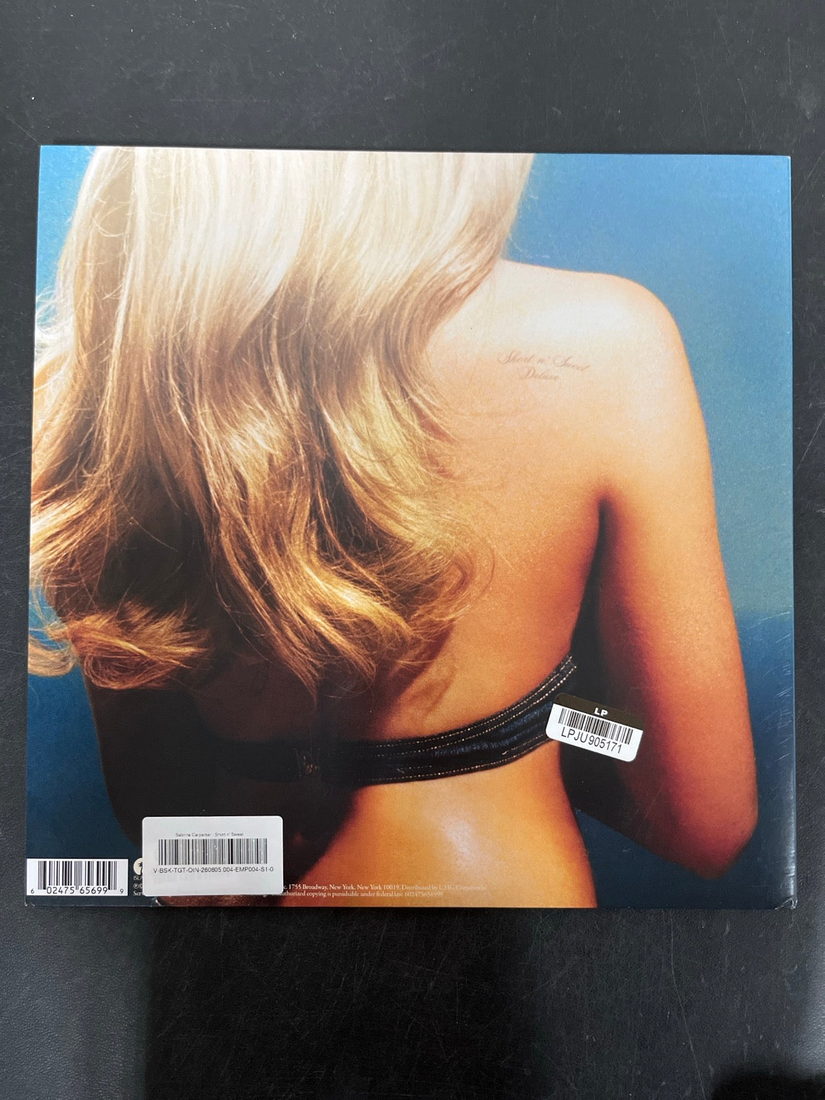 BACK - Sabrina Carpenter - Short N' Sweet LE Deluxe Ed. Blue Vinyl USED NOT TESTED