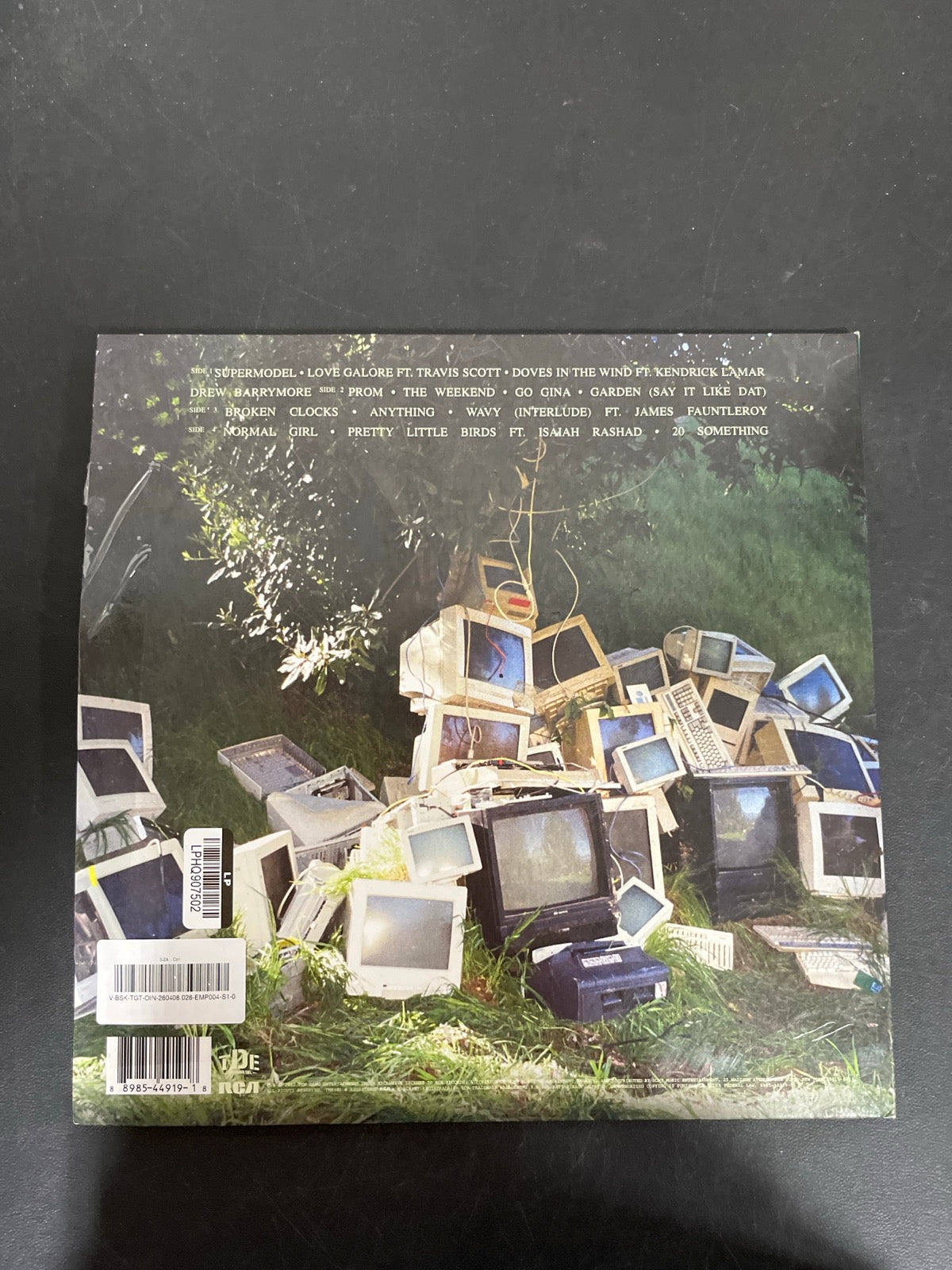 BACK - SZA - Ctrl LE Translucent Green Vinyl USED NOT TESTED