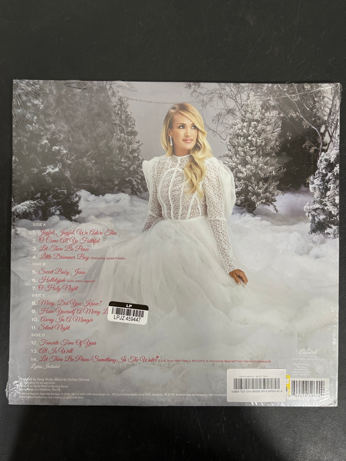BACK - Carrie Underwood - My Gift LE Green Vinyl SEALED NOT TESTED
