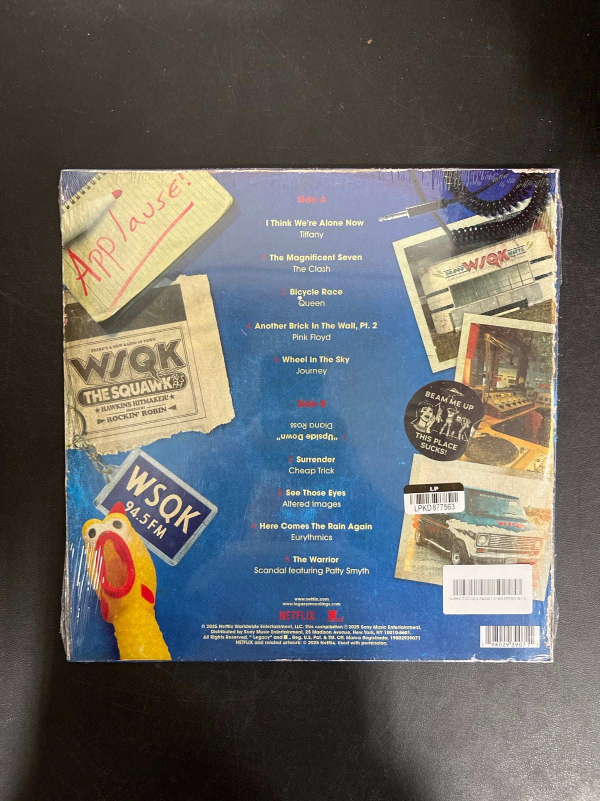 BACK - Stranger Things: The WSQK Collection LE Red Vinyl SEALED NOT TESTED