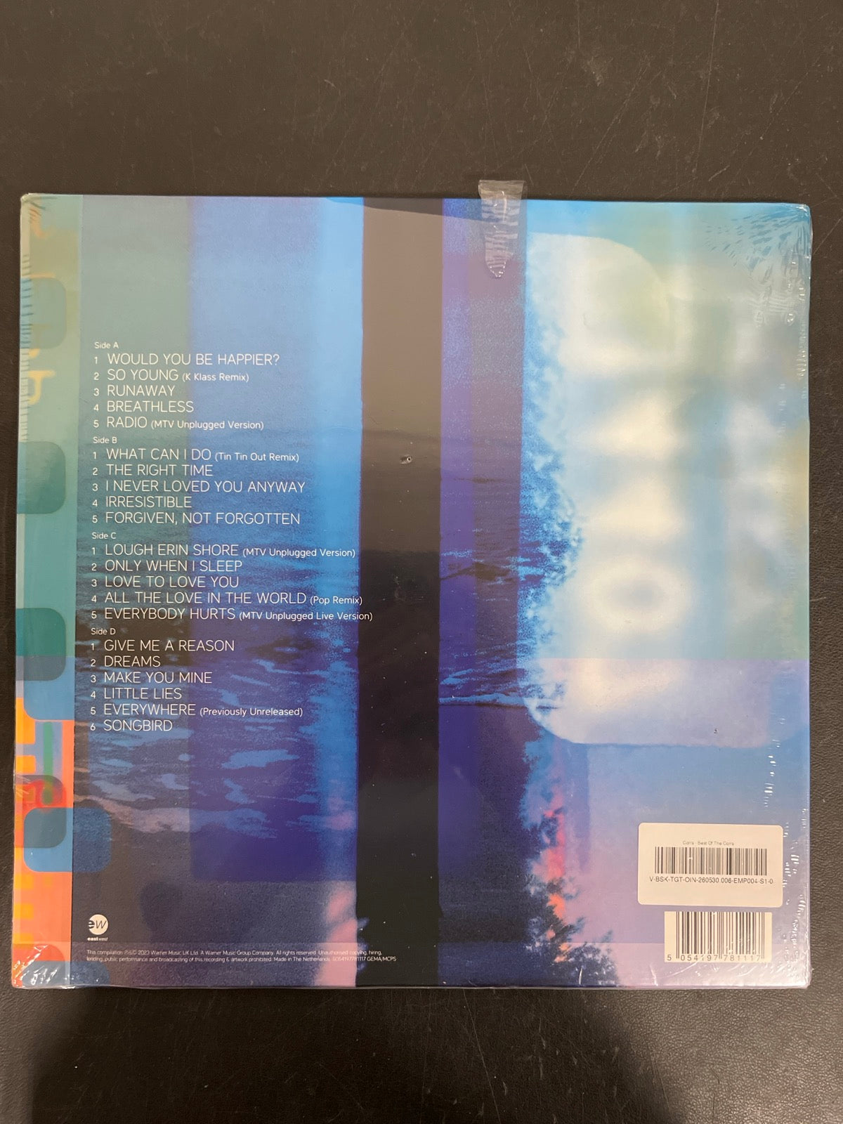 BACK - The Corrs - Best Of The Corrs LE Gold Vinyl USED NOT TESTED