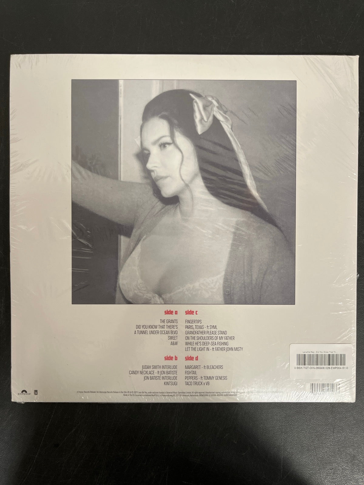 BACK - Lana Del Rey - Did You Know That ... LE 180gm Dark Pink Vinyl USED NOT TESTED
