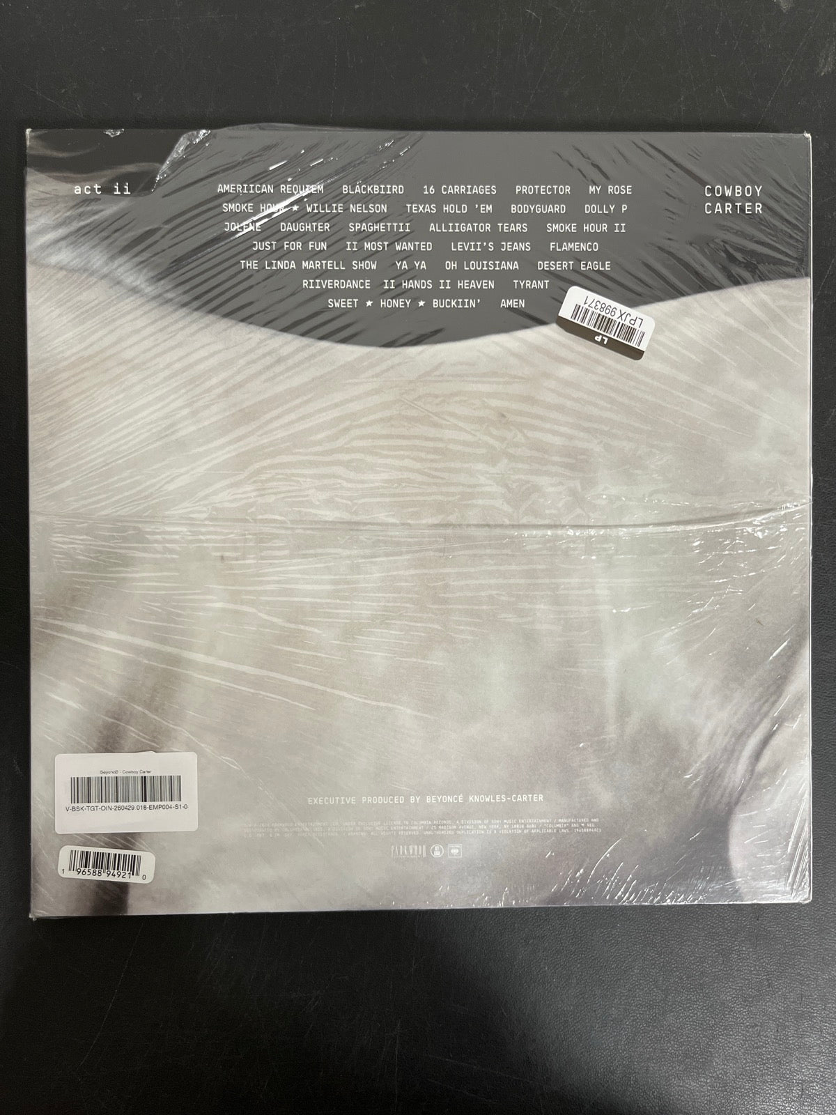 BACK - Beyoncé - Cowboy Carter LE Vinyl USED NOT TESTED