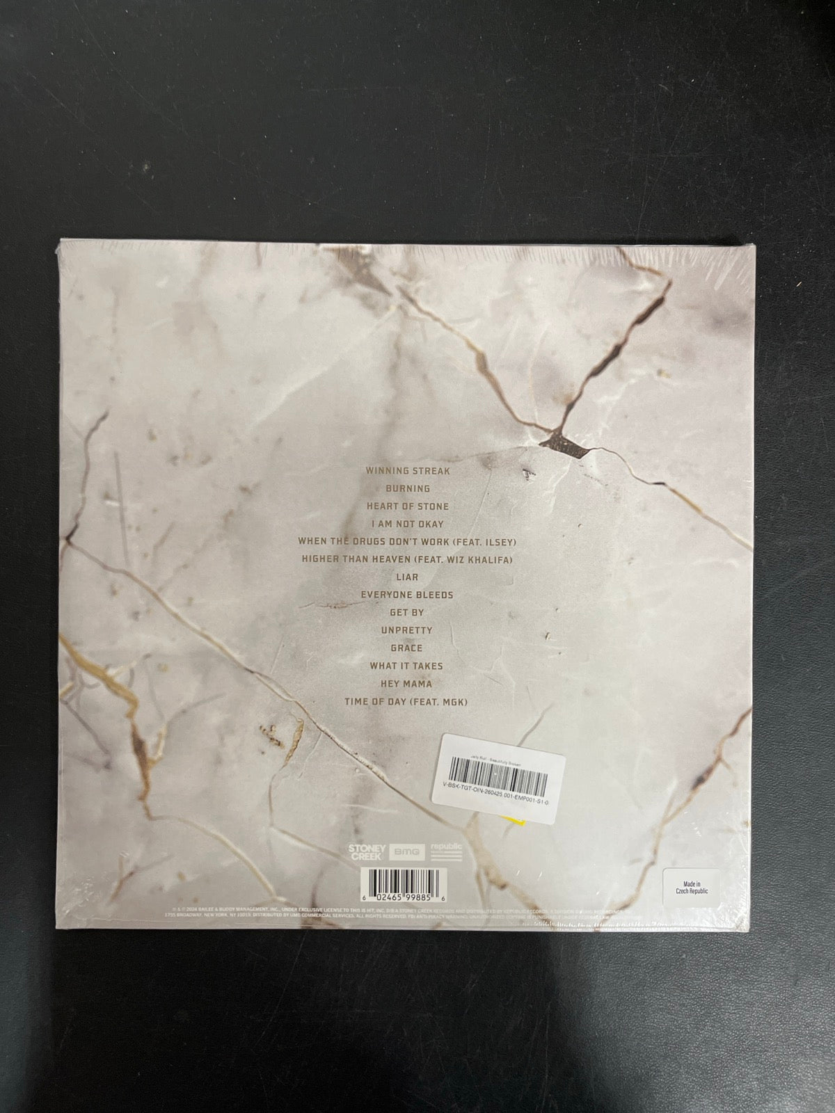BACK - Jelly Roll - Beautifully Broken LE White/Gold Vinyl SEALED NOT TESTED