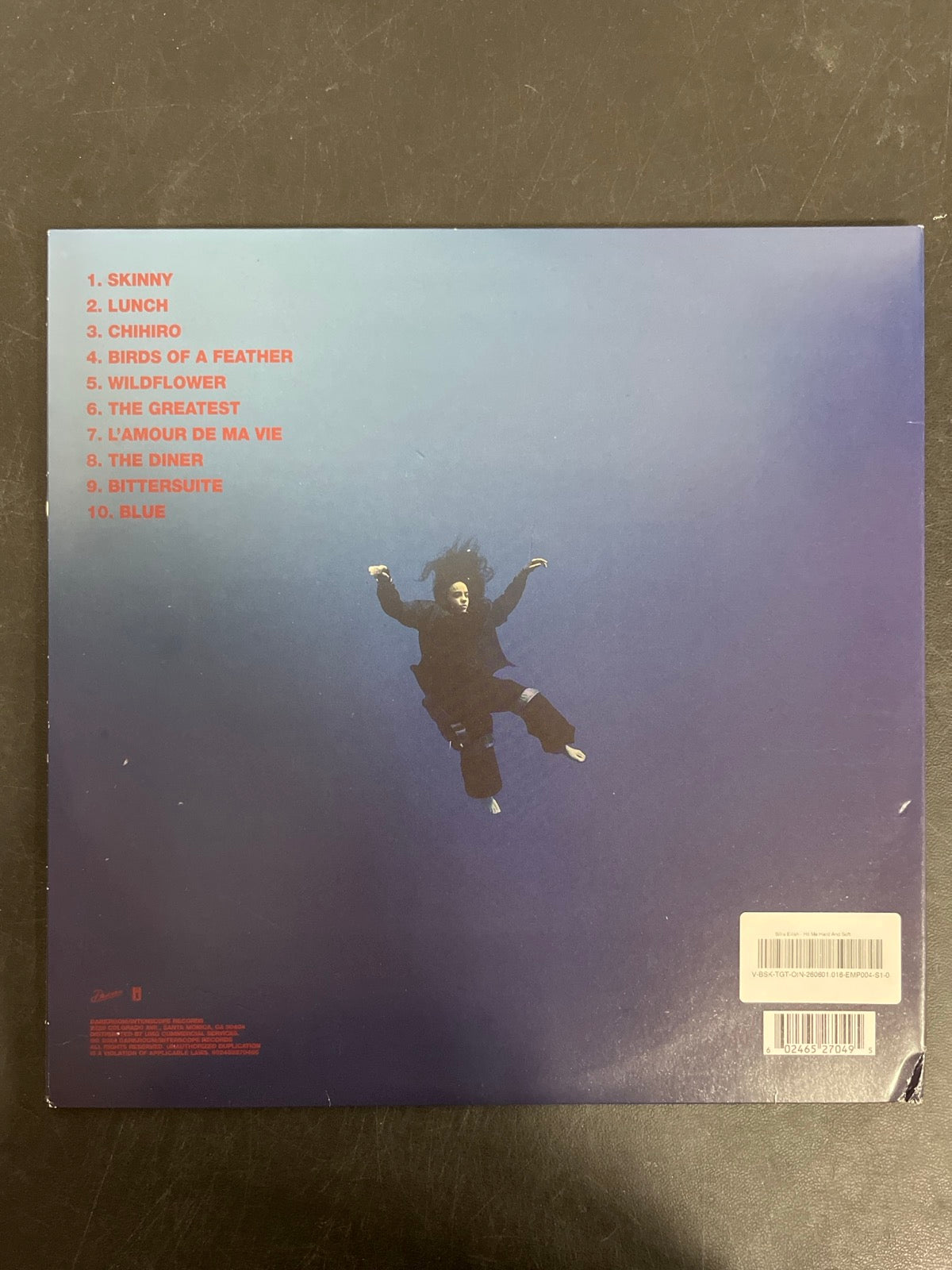 BACK - Billie Eilish - Hit Me Hard And Soft LE Yellow Marble Vinyl USED NOT TESTED