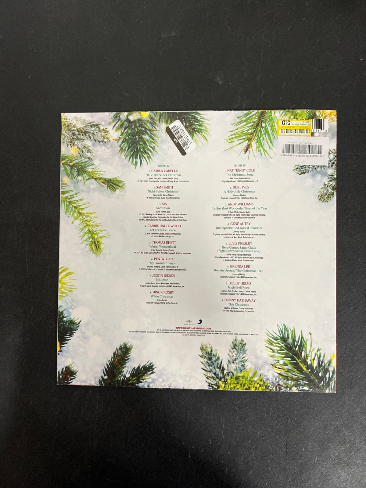 BACK - Now That's What I Call A Most Wonderful Chr ... LE Green Vinyl USED NOT TESTED