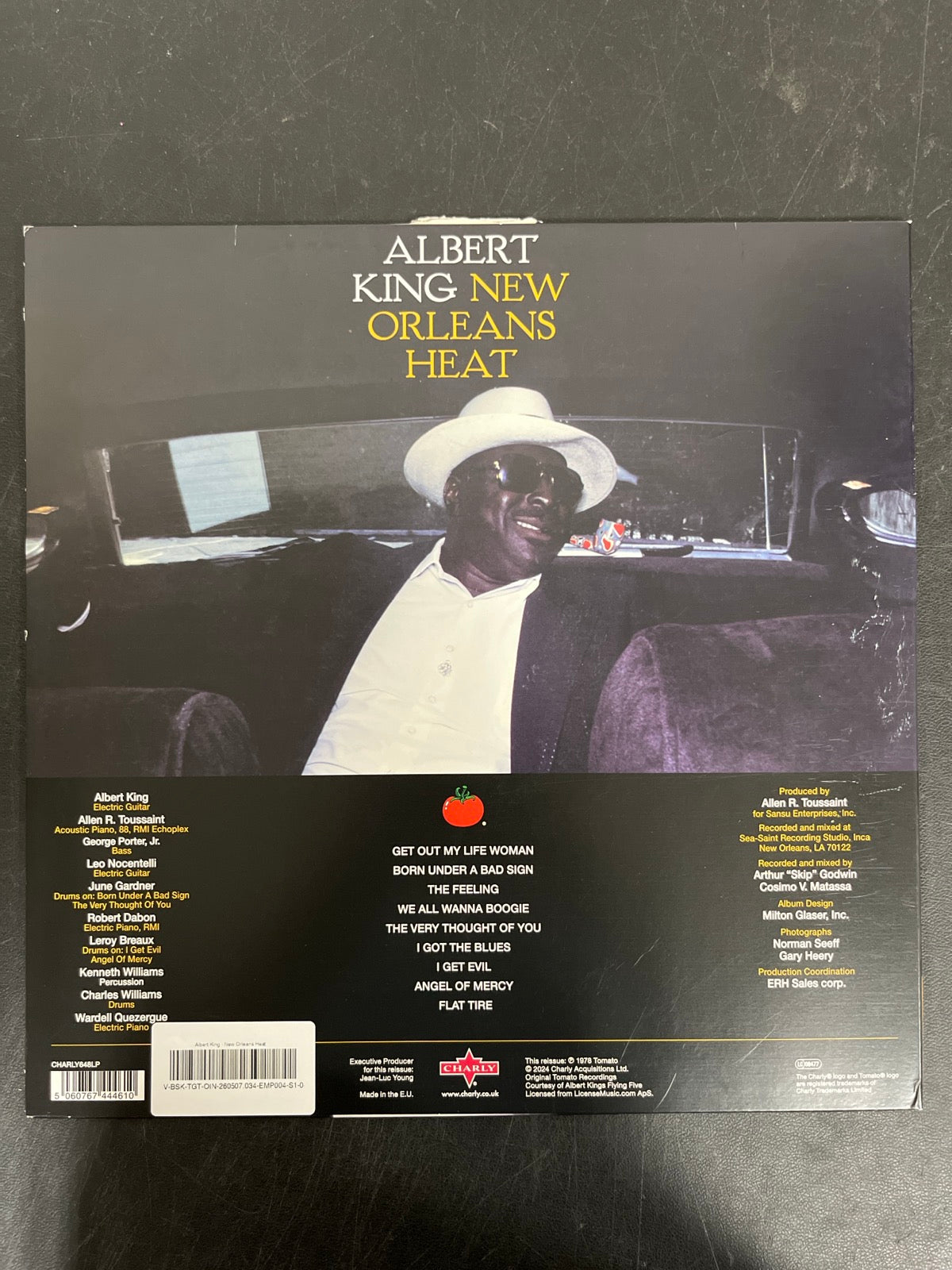 BACK - Albert King - New Orleans Heat BLack Vinyl USED NOT TESTED