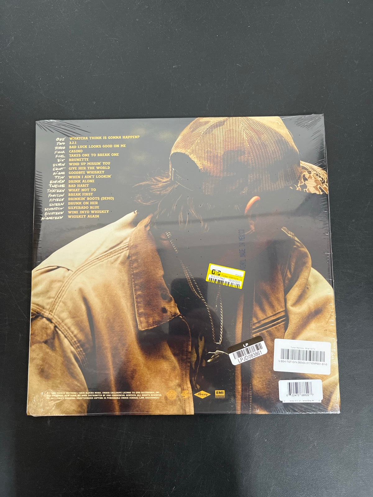 BACK - Tucker Wetmore - What Not To LE Brown Vinyl SEALED NOT TESTED