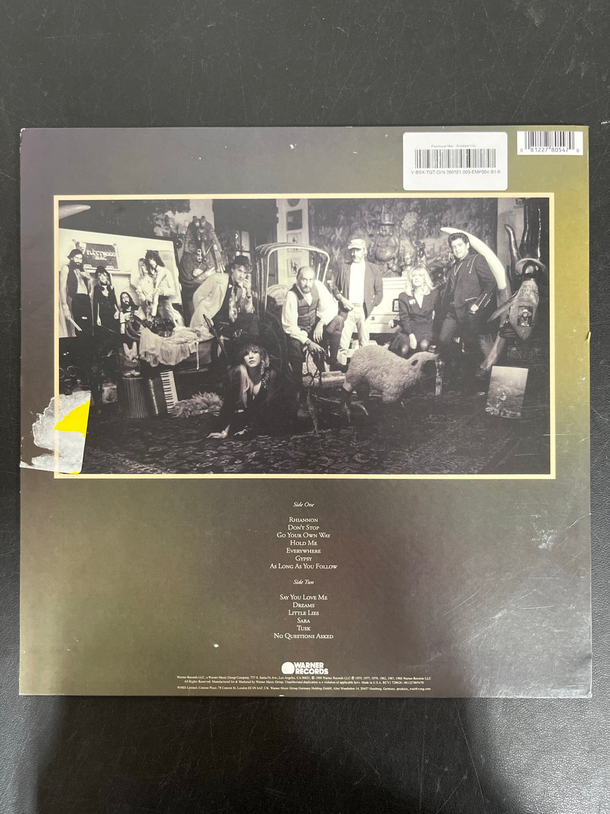 BACK - Fleetwood Mac - Greatest Hits Translucent Purple Vinyl USED NOT TESTED