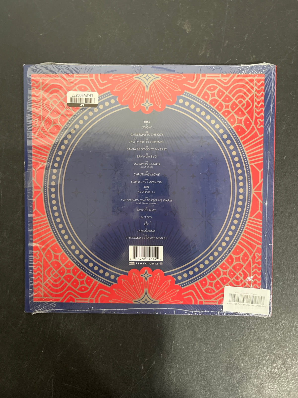 BACK - Pentatonix - Christmas In The City LE Blue Vinyl DAMAGED NOT TESTED
