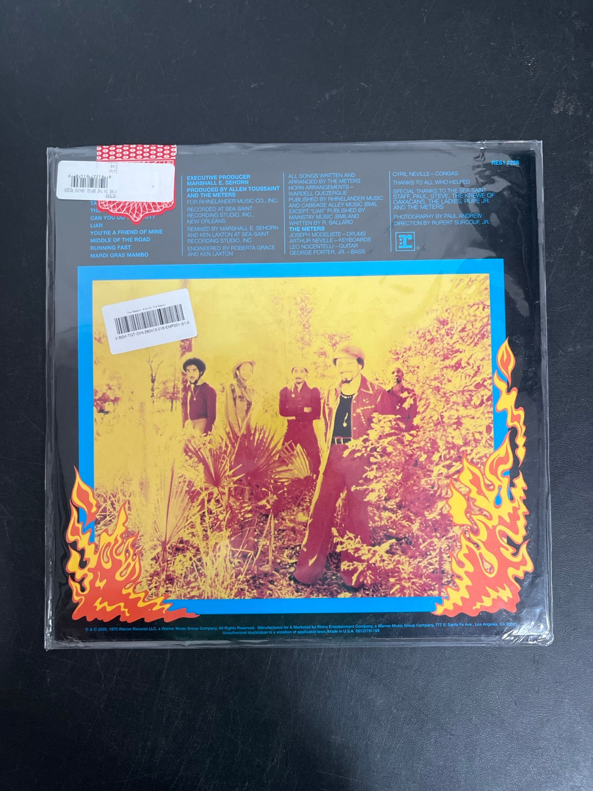 BACK - The Meters - Fire On The Bayou 180gm Reissue Vinyl USED NOT TESTED