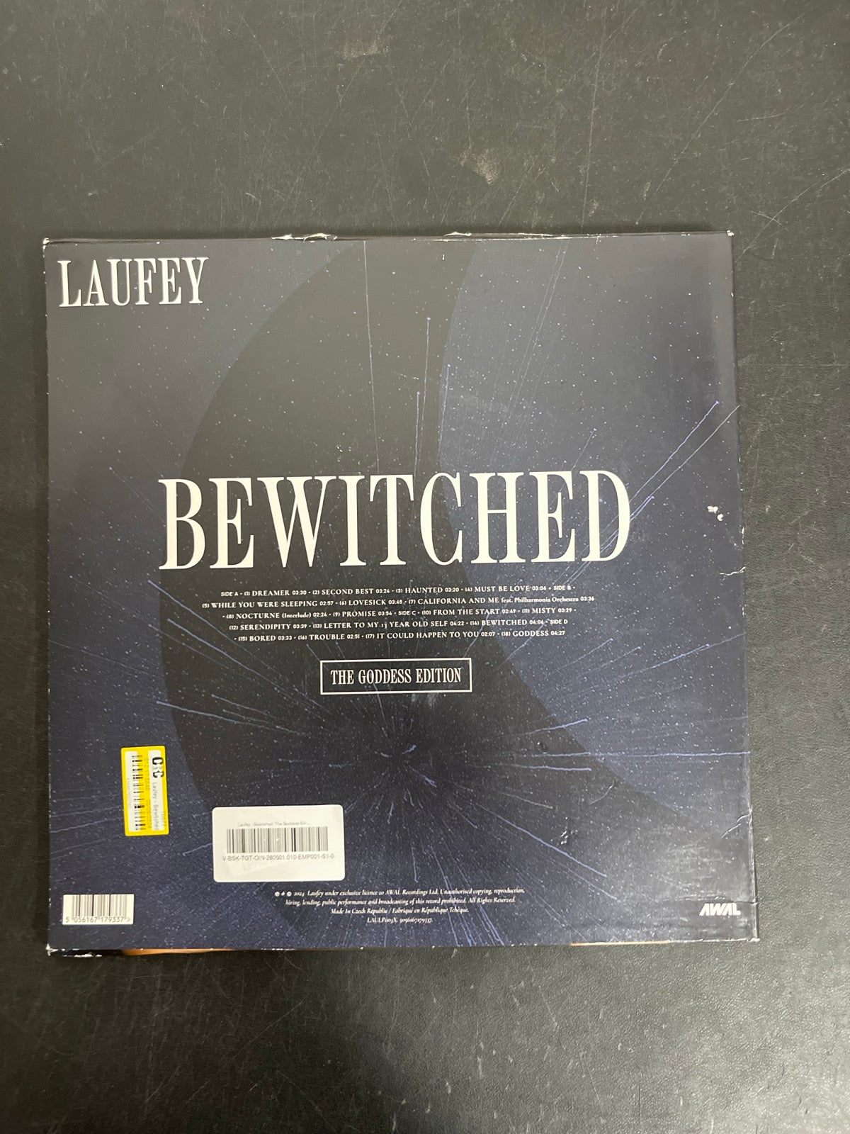 BACK - Laufey - Bewitched: The Goddess Edition LE Blue Vinyl USED NOT TESTED