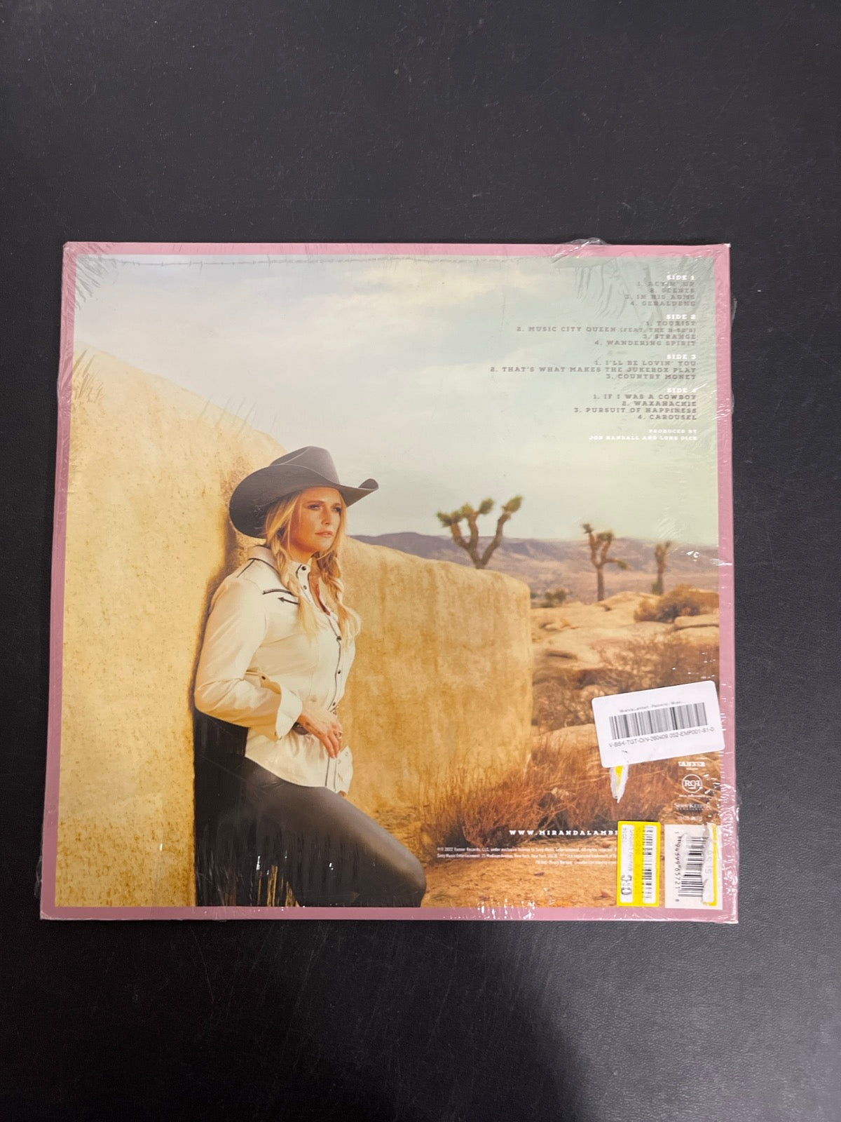 BACK - Miranda Lambert - Palomino LE Vinyl USED NOT TESTED