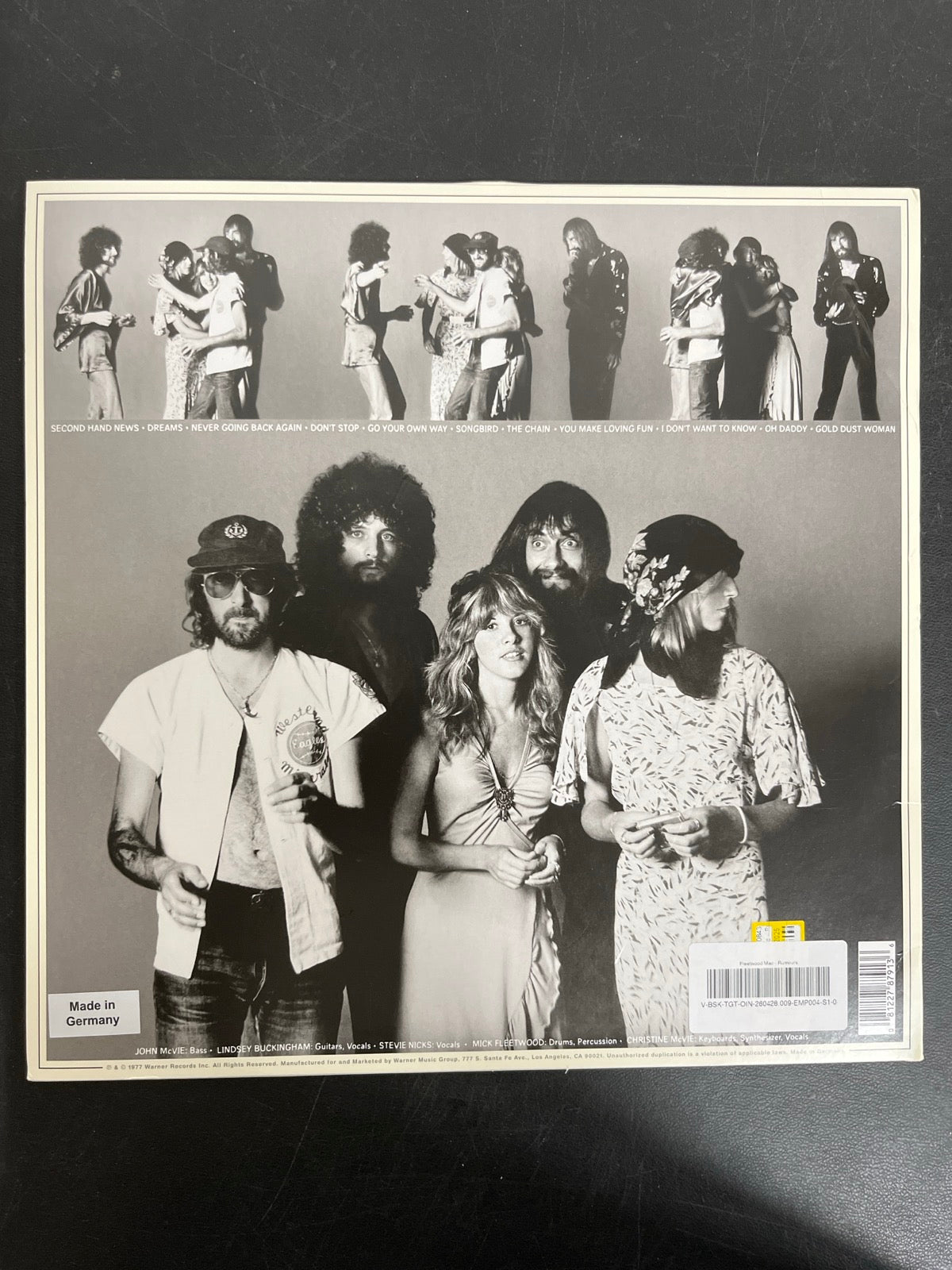 BACK - Fleetwood Mac - Rumours LE Gold Remastered Vinyl USED NOT TESTED