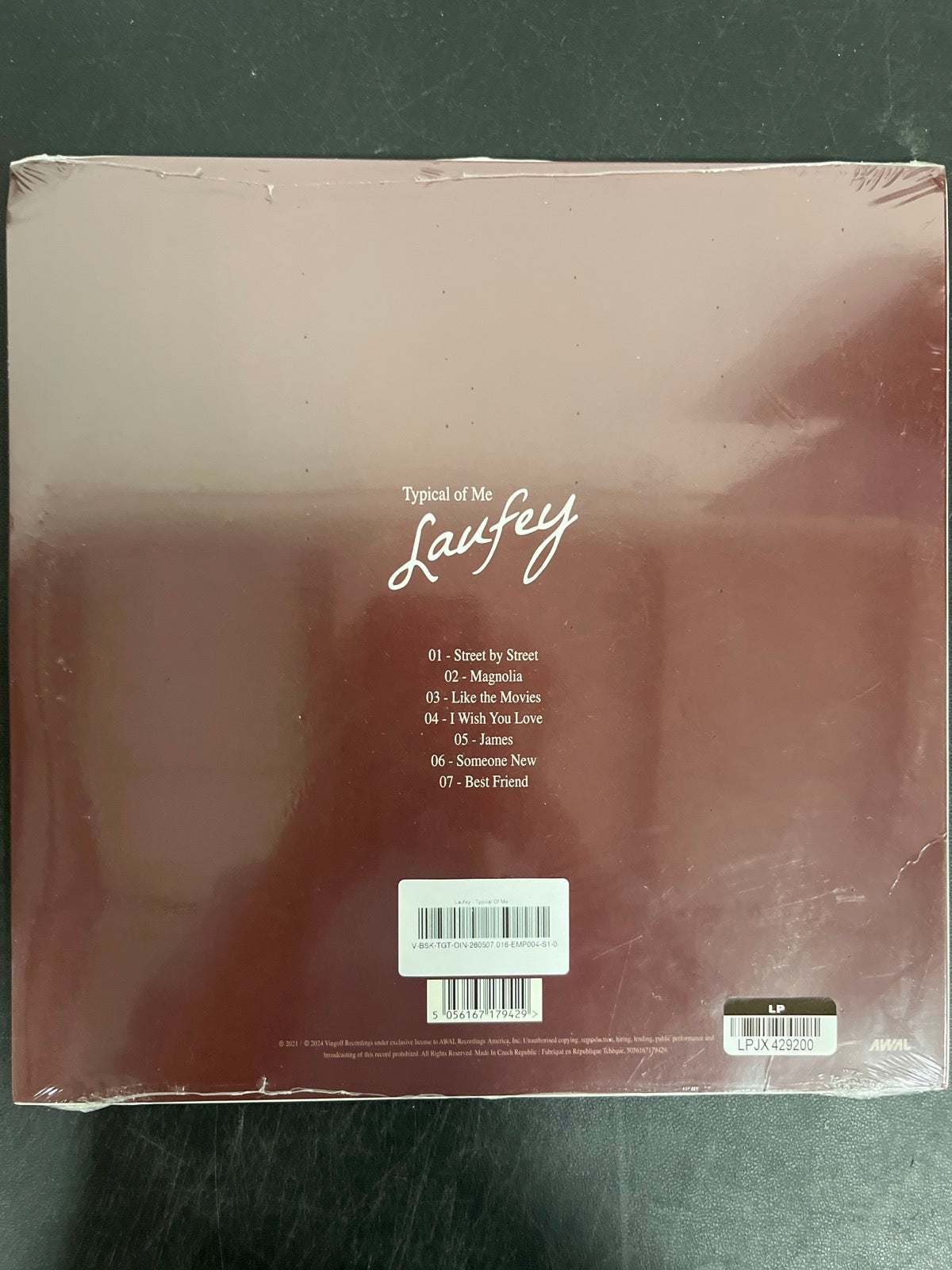 BACK - Laufey - Typical of Me Vinyl USED NOT TESTED